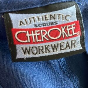 Cherokee Scrub Set Sz Large Navy